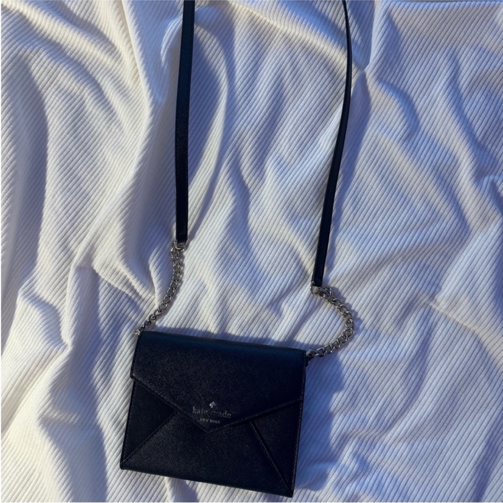 Kate Spade Black Envelope Crossbody Bag